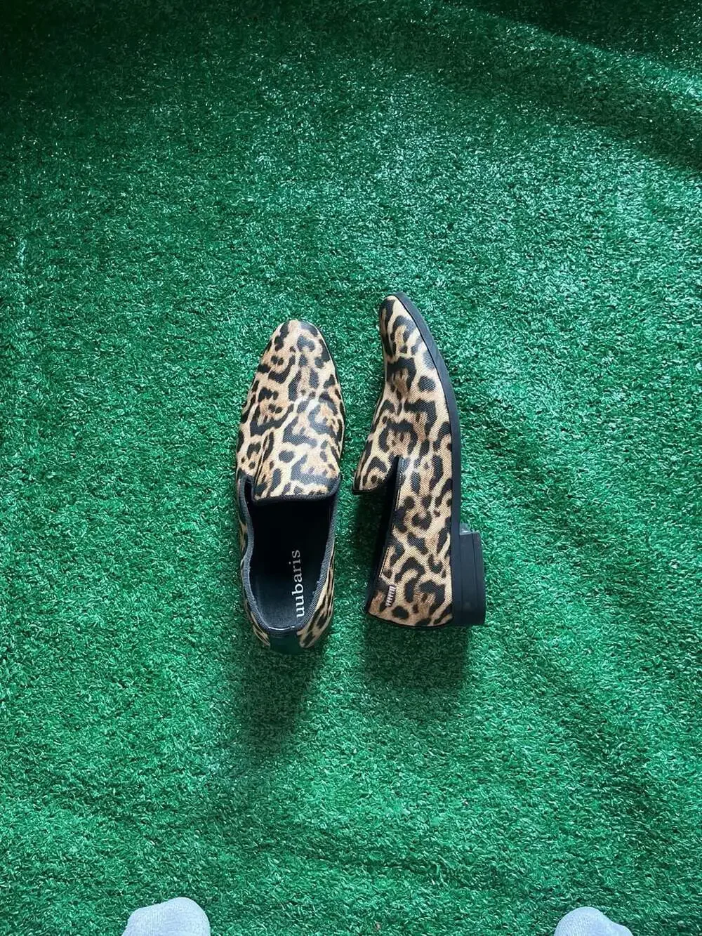 Men’s Leopard Print Prom Shoes  Sz 9.5
